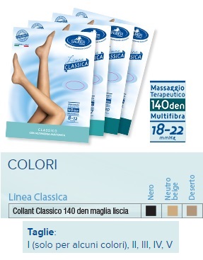 SAUBER COLLANT 140 DENARI MAGLIA LISCIA NERO 2 LINEA CLASSICA - Pharmaleader