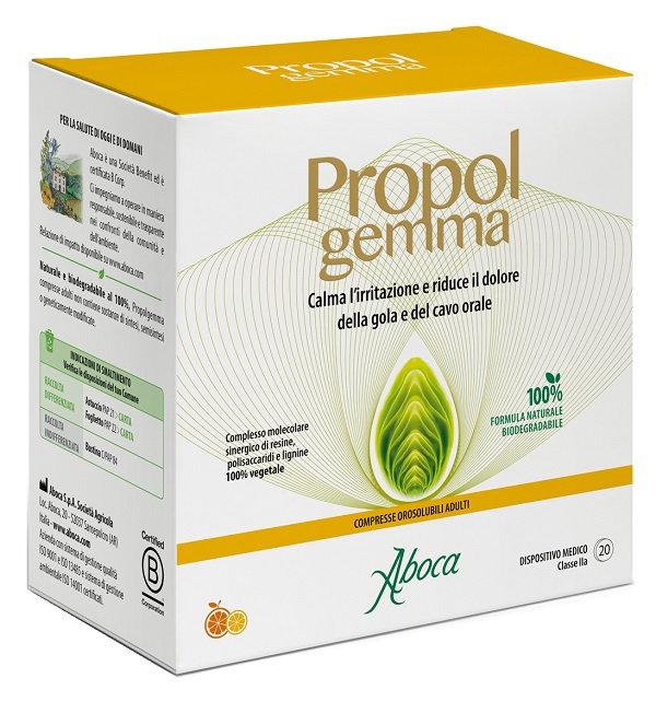 PROPOLGEMMA 20 COMPRESSE OROSOLUBILI ADULTI 1,50 G - Pharmaleader