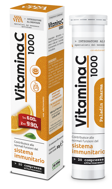 SANAVITA VITAMINA C 20 COMPRESSE EFFERVESCENTI - Pharmaleader