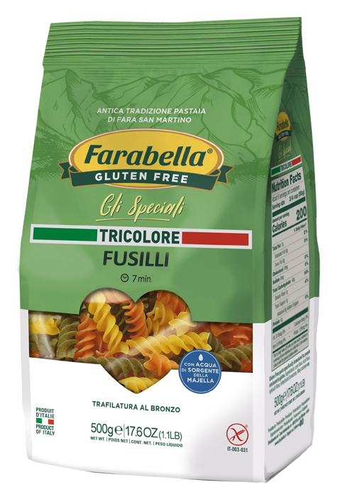 FARABELLA FUSILLI TRICOLORE 500 G - Pharmaleader