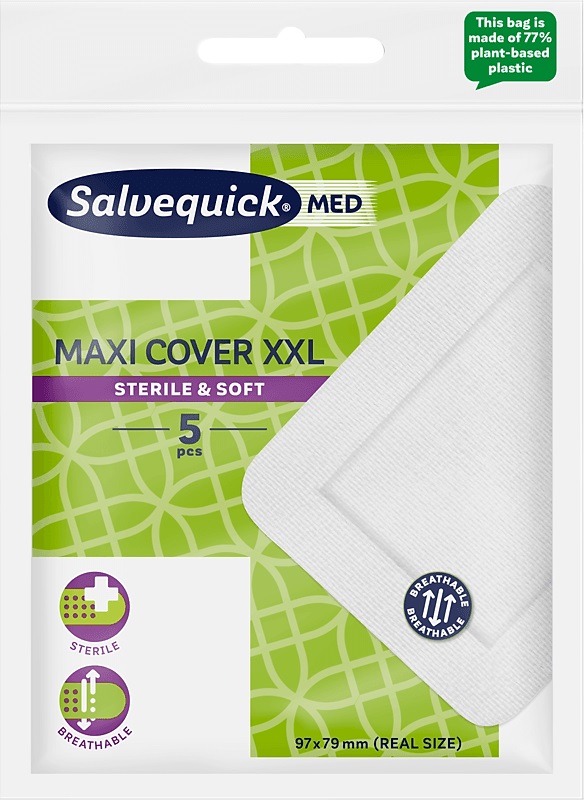CEROTTO SALVELOX MED MAXI COVER XXL 97X79MM 5 PEZZI - Pharmaleader
