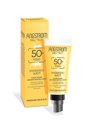 ANGSTROM PROTECT HYDRAXOL MATT FLUIDO SOLARE ULTRA PROTEZIONE 50+ 40 ML - Pharmaleader