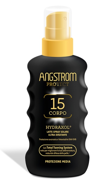 ANGSTROM PROTECT HYDRAXOL LATTE SPRAY SOLARE PROTEZIONE 15 175 ML - Pharmaleader