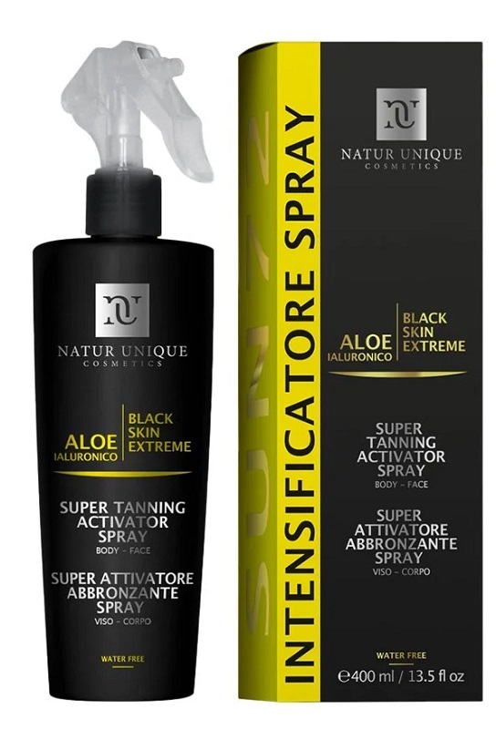 NATUR UNIQUE SUPER ATTIVATORE SPRAY BLACK SKIN EXTREME 400 ML - Pharmaleader