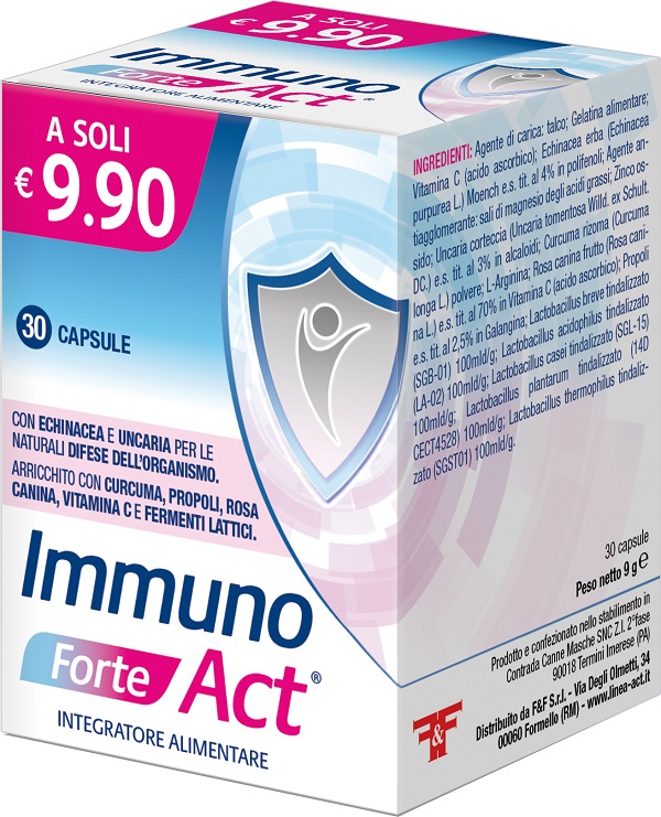 IMMUNO FORTE ACT 30 CAPSULE - Pharmaleader