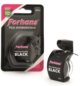 FORHANS FILO INTERDENTALE BLACK 50 METRI - Pharmaleader