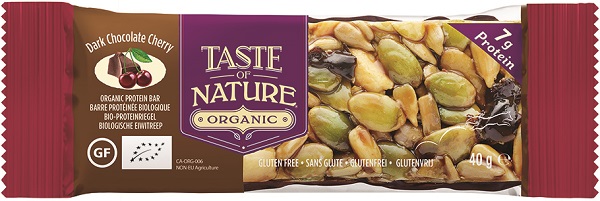 TASTE OF NATURE BARRETTA ALLA CILIEGIA CON CIOCCOLATO FONDENTE BIO 40 G - Pharmaleader