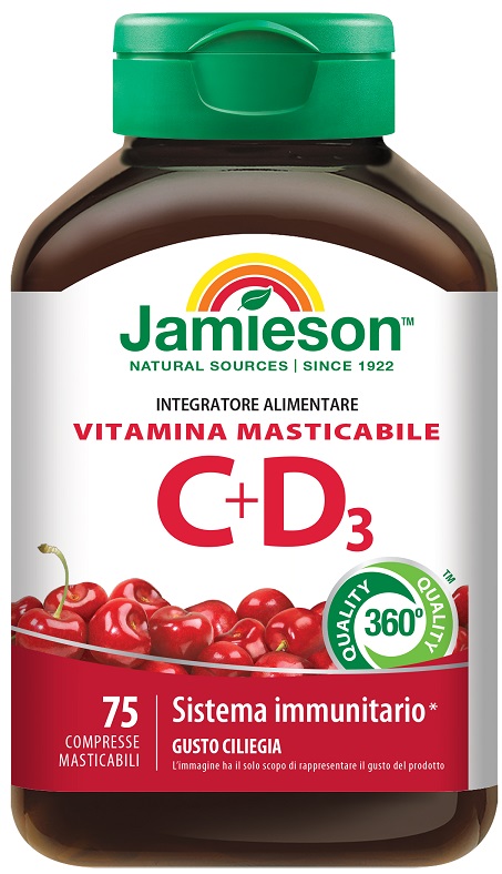 JAMIESON VITAMINA C 500 + D 75 COMPRESSE - Pharmaleader