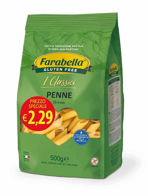 FARABELLA PENNE RIGATE PROMO 500 G - Pharmaleader