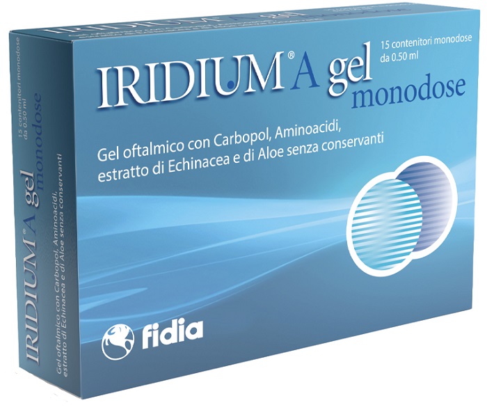 IRIDIUM A GEL OFTALMICO MONODOSE 15 CONTENITORI DA 0,50 ML - Pharmaleader