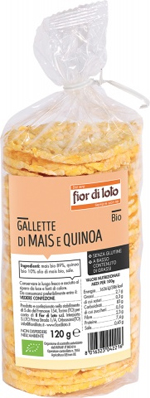 GALLETTE MAIS E QUINOA 120 G - Pharmaleader