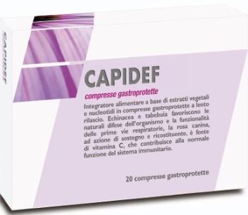 CAPIDEF 20 COMPRESSE GASTROPROTETTE - Pharmaleader
