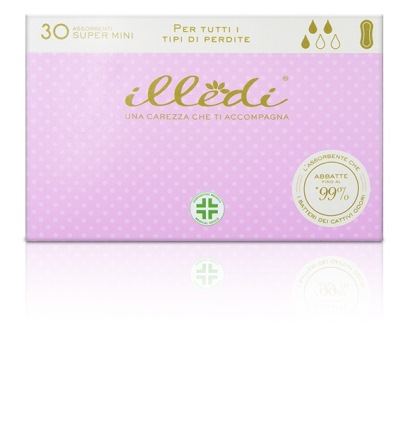 ILLEDI ASSORBENTI SUPER MINI 180 MM 30 PEZZI - Pharmaleader