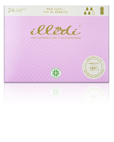 ILLEDI ASSORBENTI MINI IN TESSUTO NON TESSUTO PER INCONTINENZA 230 MM 24 PEZZI - Pharmaleader