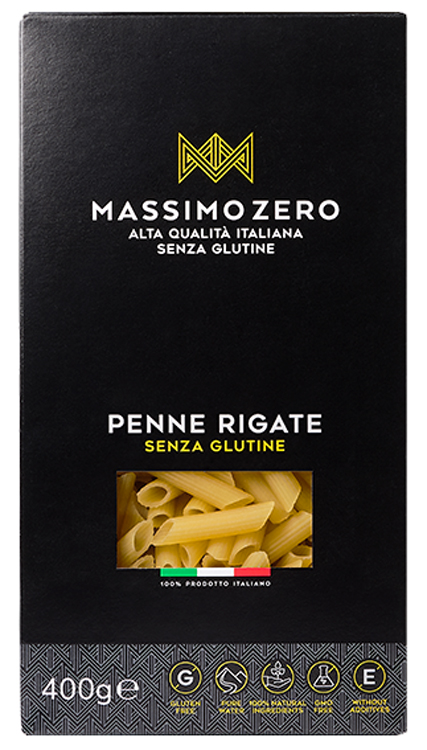 MASSIMO ZERO PENNE RIGATE 400 G - Pharmaleader
