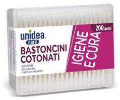 UNIDEA BASTONCINI COTONATI 200 PEZZI - Pharmaleader