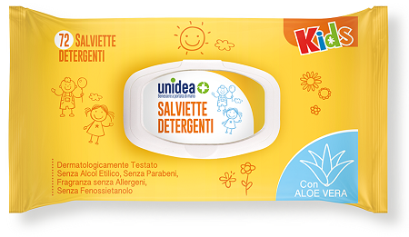 UNIDEA SALVIETTINE UMIDIFICATE BABY 72 PEZZI - Pharmaleader