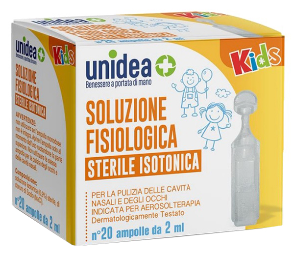 SOLUZIONE FISIOLOGICA UNIDEA 20 AMPOLLE DA 2 ML - Pharmaleader