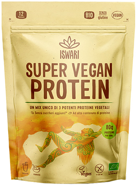 SUPER VEGAN PROTEIN BIO 250 G ISWARI - Pharmaleader