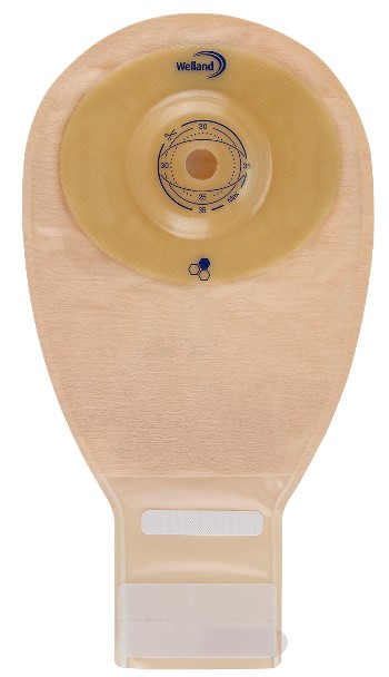 SACCA PER ILEOSTOMIA OPACA RITAGLIABILE WELLAND AURUM PROFILE ILEO MIDI DIAMETRO 13-35 MM INIZIO CONVESSITA' 35 MM 10 PEZZI - Pharmaleader