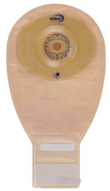 SACCA PER ILEOSTOMIA OPACA RITAGLIABILE WELLAND AURUM CONVEX ILEO MIDI DIAMETRO 13-48 MM INIZIO CONVESSITA' 48 MM 10 PEZZI - Pharmaleader