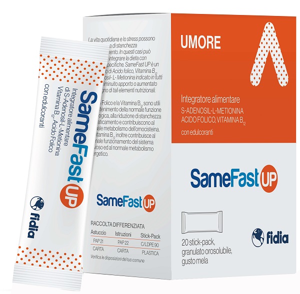 SAMEFAST UP 20 STICK PACK GRANULATO OROSOLUBILE GUSTO ANANAS - Pharmaleader