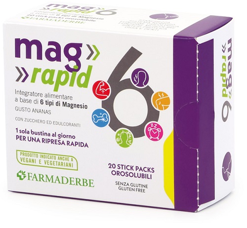 MAG 6 RAPID 20 STICK DA 1,5 G - Pharmaleader
