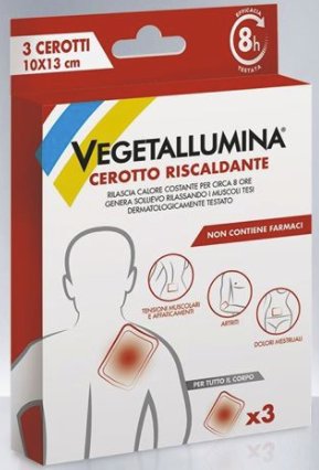 VEGETALLUMINA CEROTTO RISCALDANTE 3 PEZZI - Pharmaleader