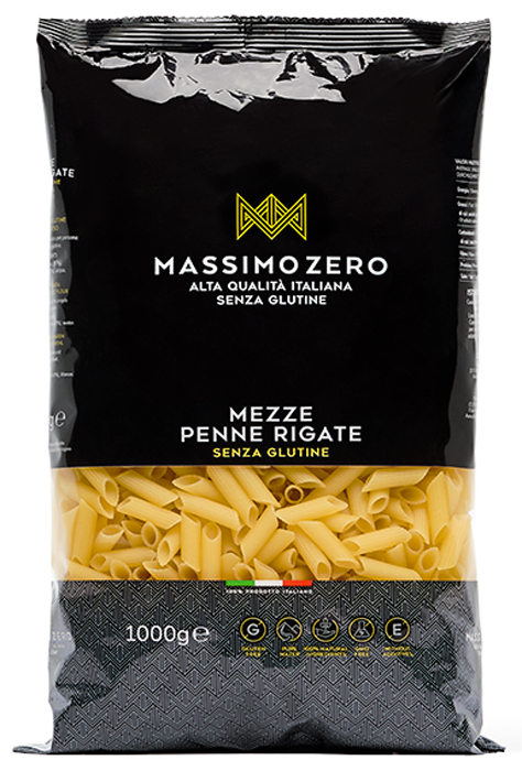 MASSIMO ZERO MEZZE PENNE RIGATE 1 KG - Pharmaleader