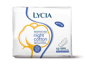 LYCIA COTONE ALI NOTTE 10 PEZZI - Pharmaleader