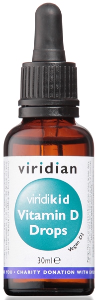 VIRIDIAN VIRIDIKID VITAMIN D3 400UI GOCCE 30ML - Pharmaleader