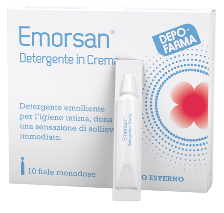EMORSAN DETERGENTE IN CREMA 10 FIALE MONODOSE DA 3,5 ML - Pharmaleader