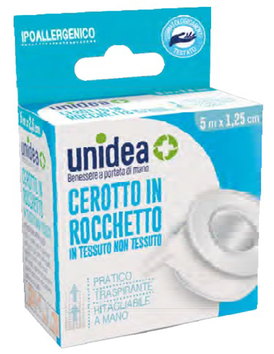 CEROTTO IN ROCCHETTO UNIDEA TESSUTO NON TESSUTO M 5X1,25 CM 1 PEZZO - Pharmaleader
