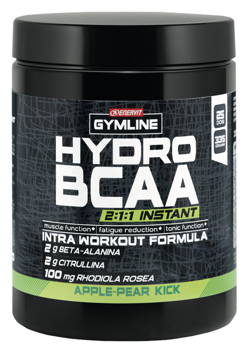GYMLINE MUSCLE HYDRO BCAA INSTANT APPLE & PEAR POLVERE 335 G - Pharmaleader