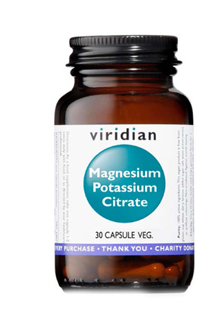VIRIDIAN MAGNESIUM POTASSIUM CITRATE 30 CAPSULE VIRIDIAN MAGNESIO POTASSIO CITRATO - Pharmaleader