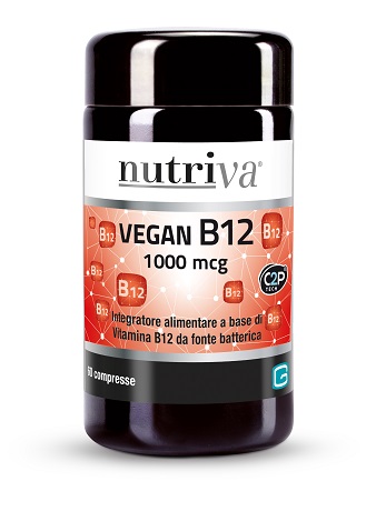 NUTRIVA VEGAN B12 60 COMPRESSE 1000MCG - Pharmaleader