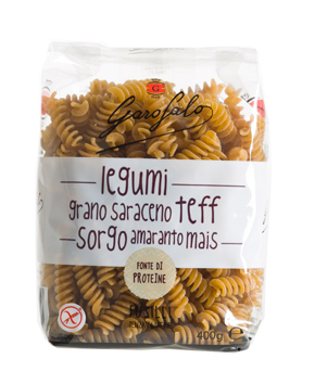 GAROFALO FUSILLI PASTA SENZA GLUTINE LEGUMI E CEREALI 400 G - Pharmaleader