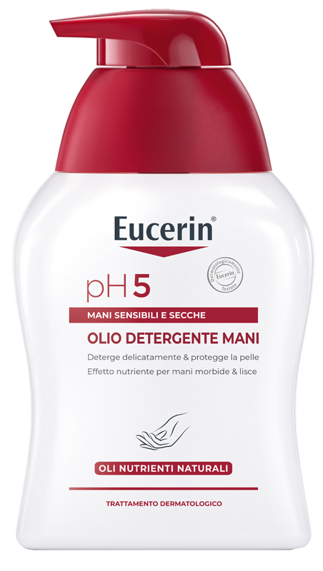 EUCERIN PH5 OLIO DETERGENTE MANI SECCHE E SCREPOLATE 250 ML - Pharmaleader