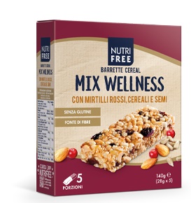 NUTRIFREE BARRETTE CEREAL MIX WELLNESS 28 G X 5 - Pharmaleader