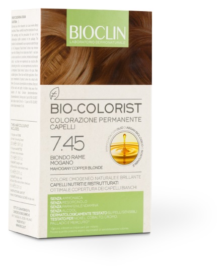 BIOCLIN BIO COLORIST 7,45 BIONDO RAME MOGANO - Pharmaleader