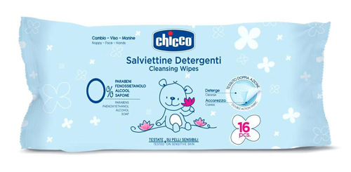 CHICCO COSMESI SALVIETTINE 16 PEZZI - Pharmaleader
