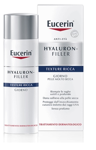 EUCERIN HYALURON-FILLER TEXTURE RICCA GIORNO 50 ML - Pharmaleader
