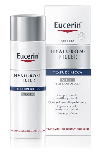 EUCERIN HYALURON+FILLER TEXTURE RICCA NOTTE 50 ML - Pharmaleader