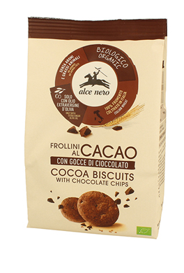 FROLLINO AL CACAO CON GOCCE DI CIOCCOLATO BIO 250 G - Pharmaleader