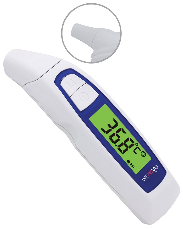 TERMOMETRO FRONTE ORECCHIO OGGETTI WECAREYU FEVER MULTIUSE 1 PEZZO - Pharmaleader