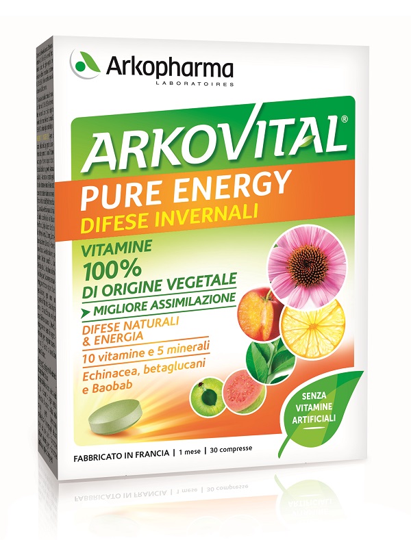 ARKOVITAL PURE ENERGY DIFESE INVERNALI 30 COMPRESSE - Pharmaleader