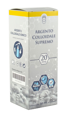 ARGENTO COLLOIDALE SUPREMO 20PPM CERTIFICATO SPRAY CON CONTAGOCCE + EROGATORE NASO + EROGATORE GOLA + EROGATORE PELLE - Pharmaleader
