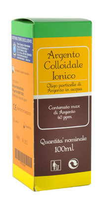 ARGENTO COLLOIDALE IONICO 40PPM CERTIFICATO SPRAY CON CONTAGOCCE 100 ML - Pharmaleader