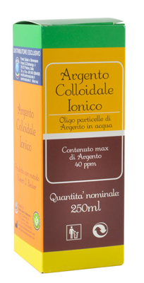 ARGENTO COLLOIDALE IONICO 40PPM CERTIFICATO 250 ML - Pharmaleader