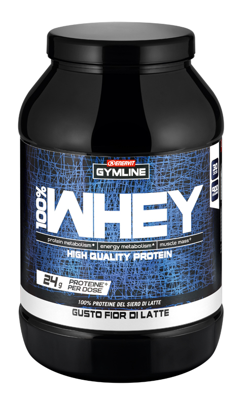 GYMLINE 100% WHEY CONCENTRATE LATTE 900 G - Pharmaleader